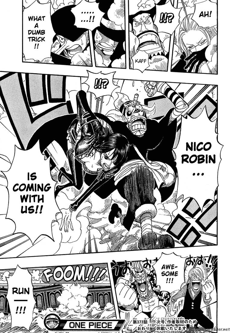 One Piece Manga Chapter 373 page 17 - Necessary Evil