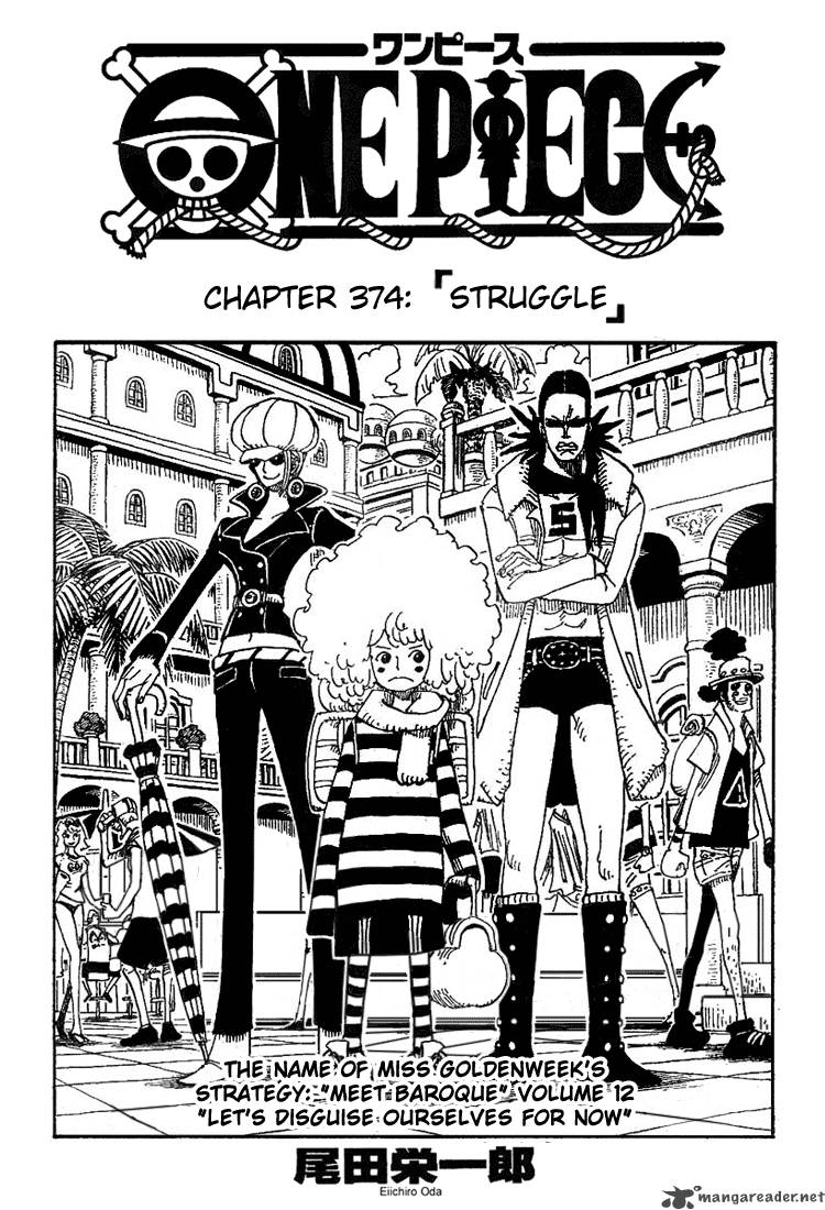 One Piece Manga Chapter 374 page 1 - Scramble