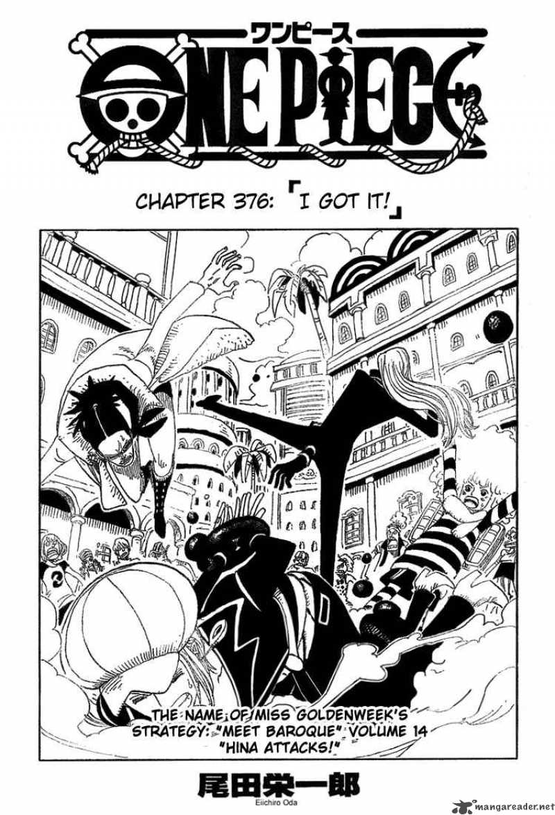 One Piece Manga Chapter 376 page 1 - I Got It!!!