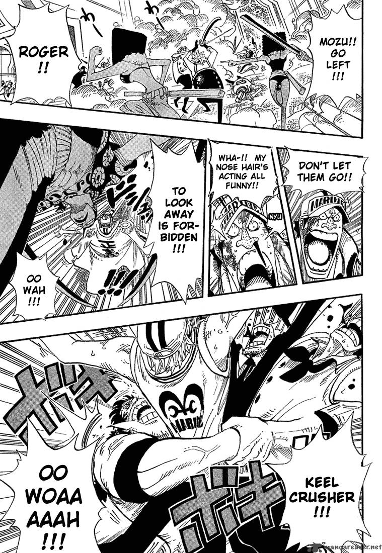 One Piece Manga Chapter 377 page 12 - Great Battle on the Judiciary Island!!