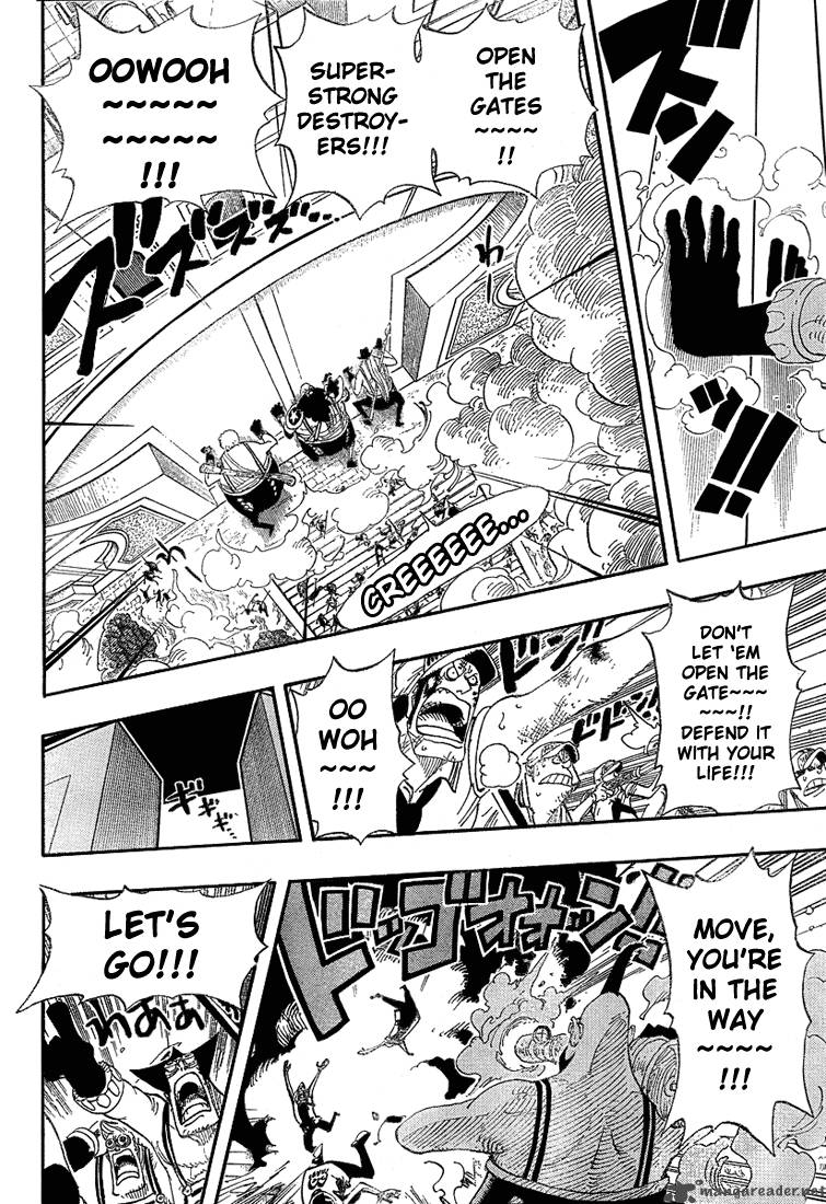 One Piece Manga Chapter 377 page 13 - Great Battle on the Judiciary Island!!