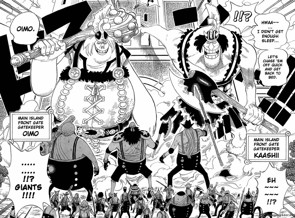 One Piece Manga Chapter 377 page 15 - Great Battle on the Judiciary Island!!