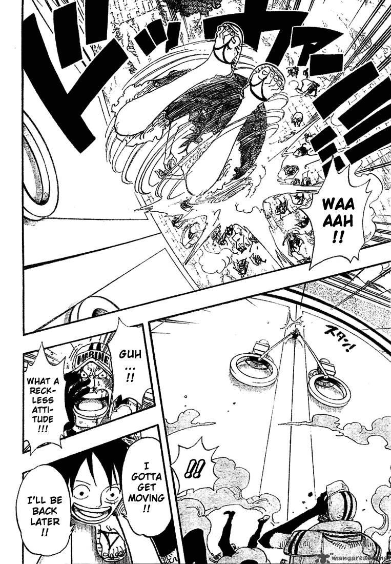 One Piece Manga Chapter 377 page 7 - Great Battle on the Judiciary Island!!