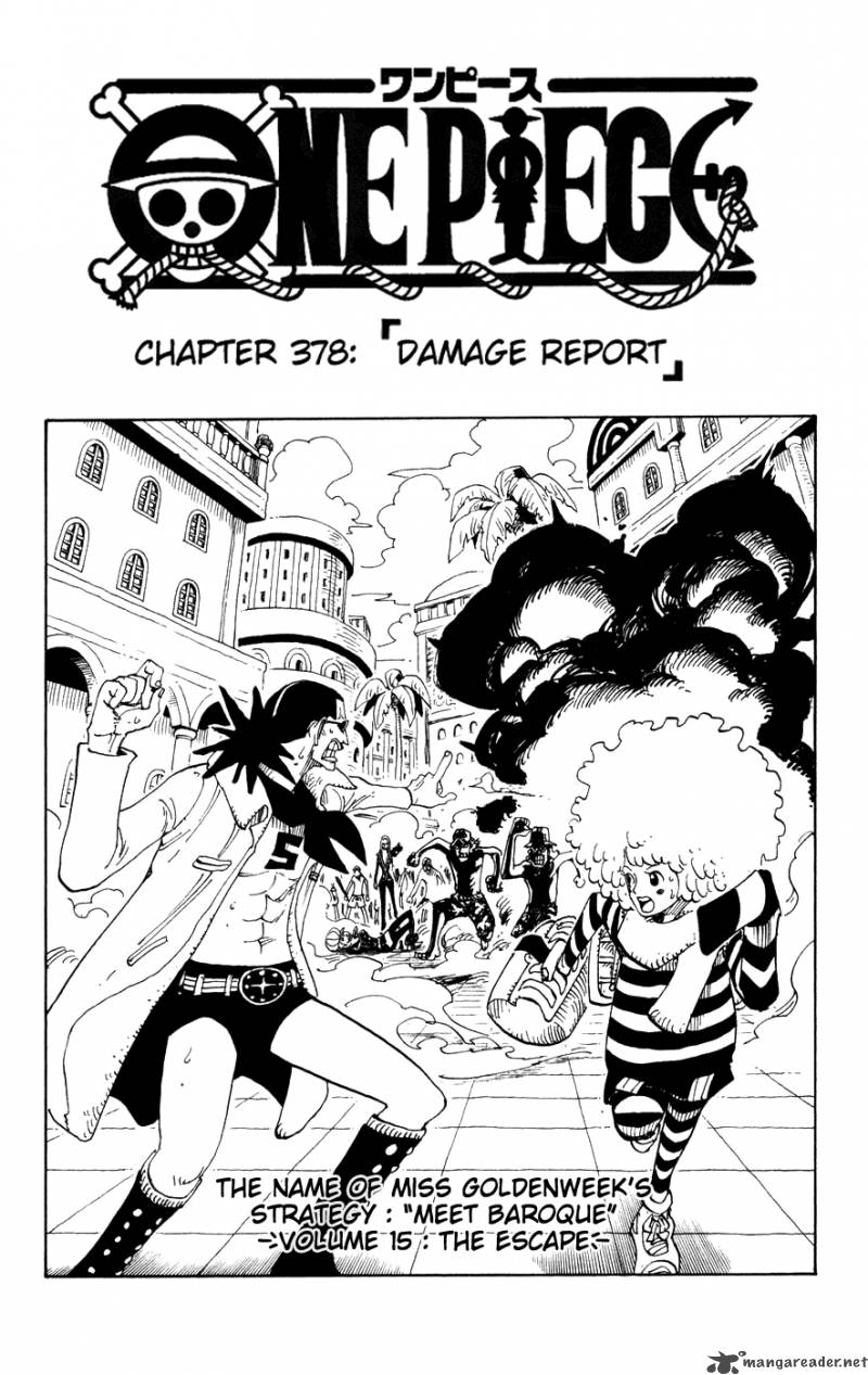 One Piece Manga Chapter 378 page 7 - Damage Report