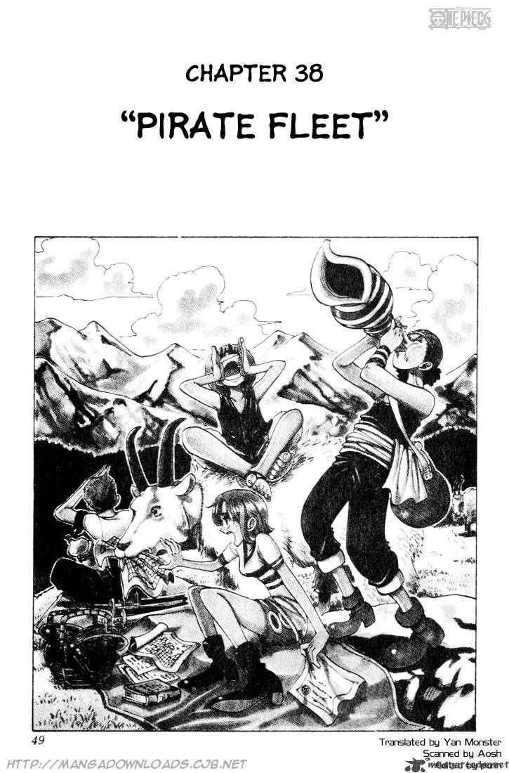 One Piece Manga Chapter 38 page 1 - Pirate Crew
