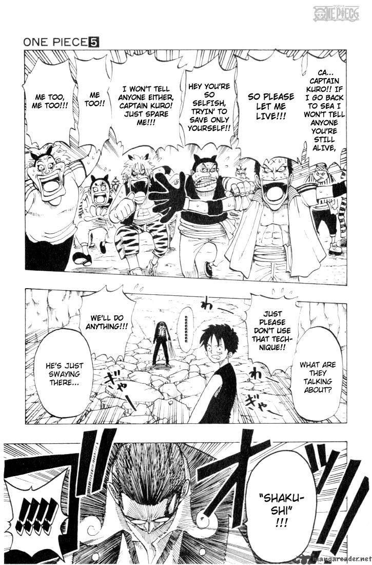 One Piece Manga Chapter 38 page 17 - Pirate Crew