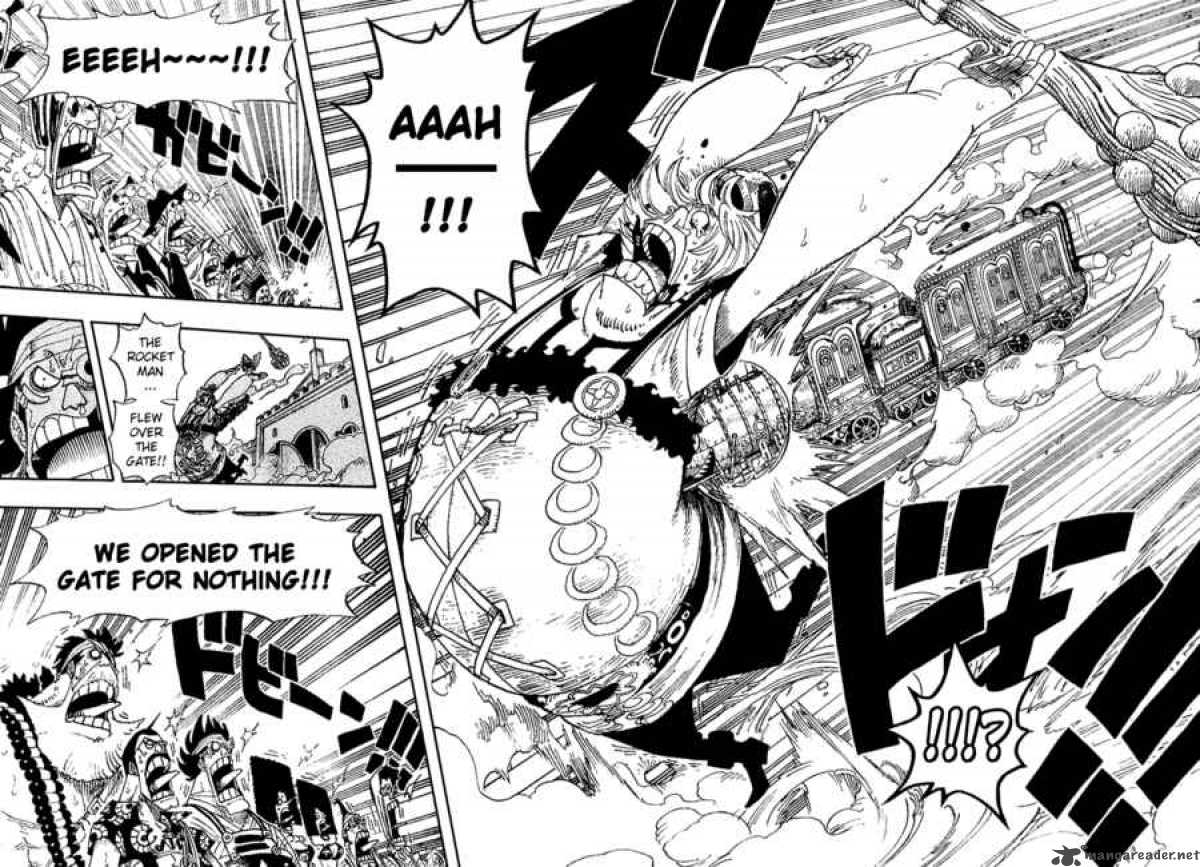 One Piece Manga Chapter 380 page 15 - Enies Lobby Main Island Express