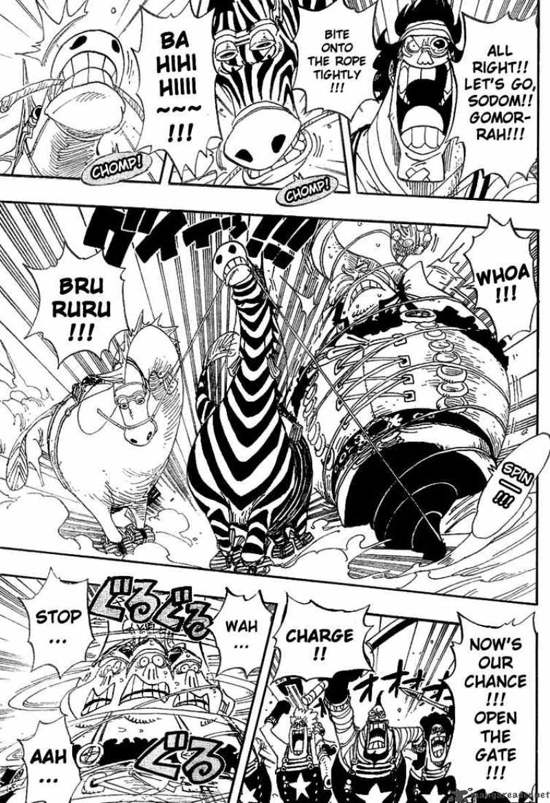 One Piece Manga Chapter 380 page 5 - Enies Lobby Main Island Express
