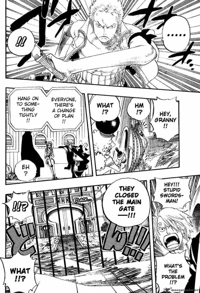 One Piece Manga Chapter 380 page 8 - Enies Lobby Main Island Express