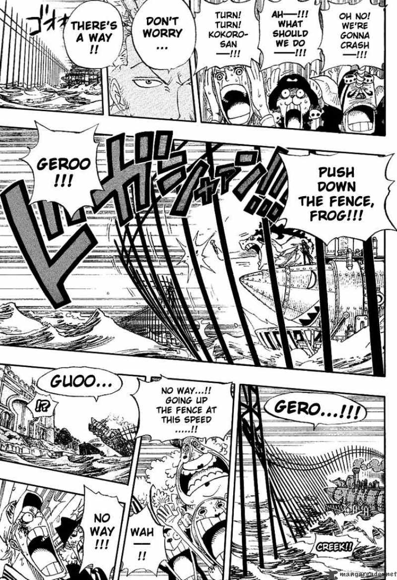 One Piece Manga Chapter 380 page 9 - Enies Lobby Main Island Express