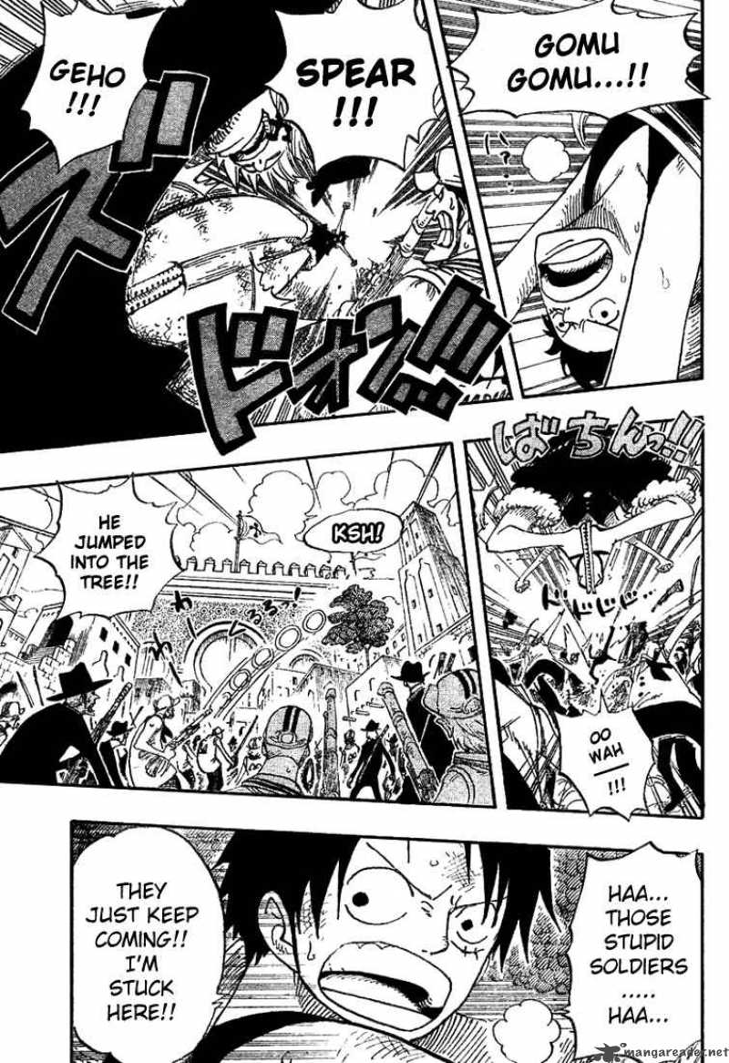 One Piece Manga Chapter 381 page 11 - Fired