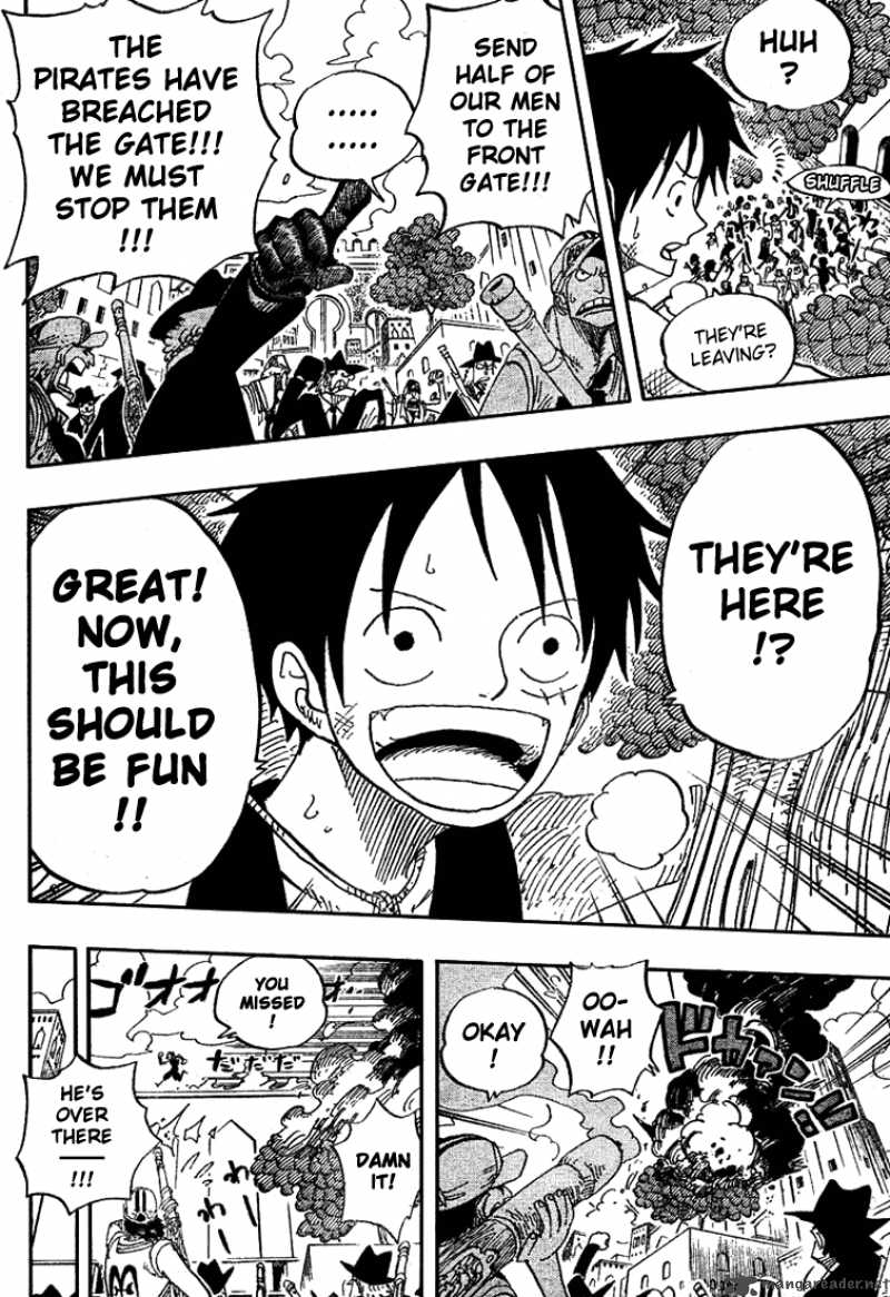 One Piece Manga Chapter 381 page 12 - Fired