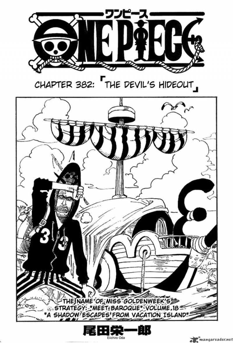 One Piece Manga Chapter 382 page 1 - Demon Lair
