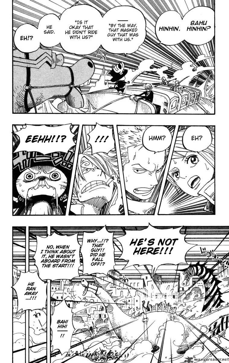 One Piece Manga Chapter 383 page 7 - Luffy vs Blueno