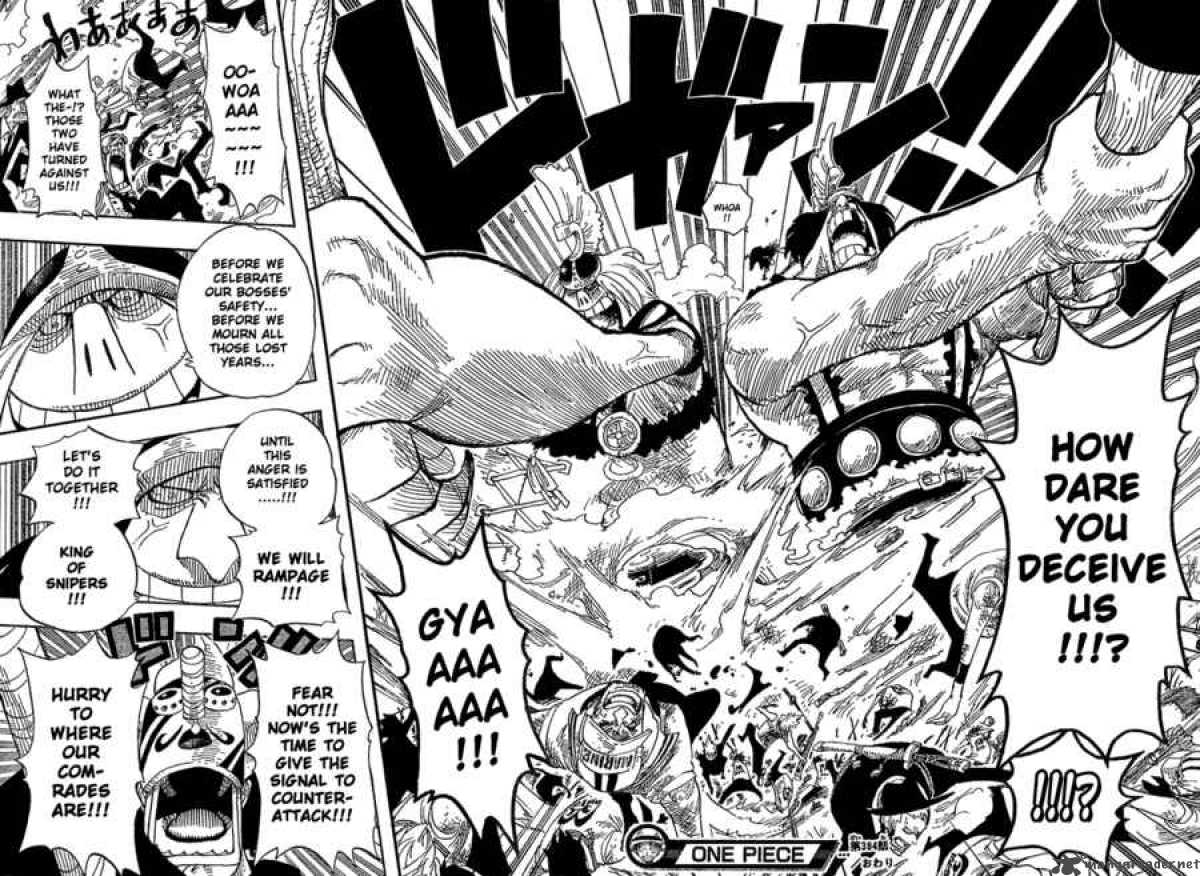 One Piece Manga Chapter 384 page 18 - Signal the Counterattack