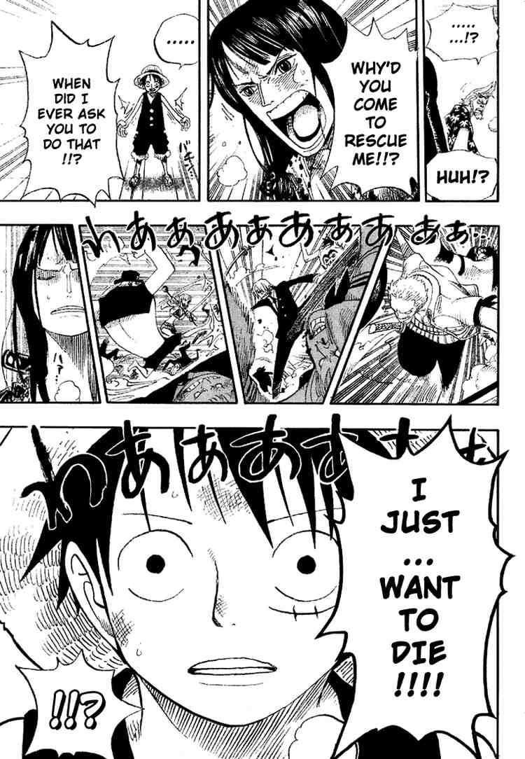 One Piece Manga Chapter 389 page 14 - Response