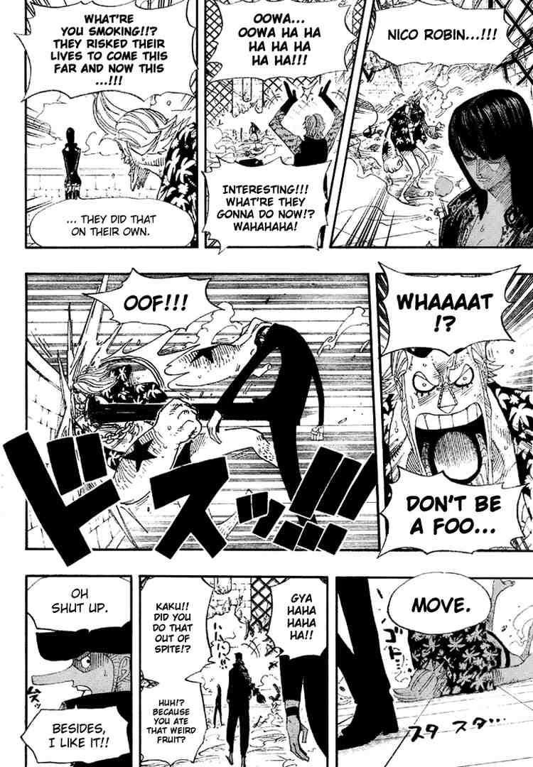 One Piece Manga Chapter 389 page 15 - Response