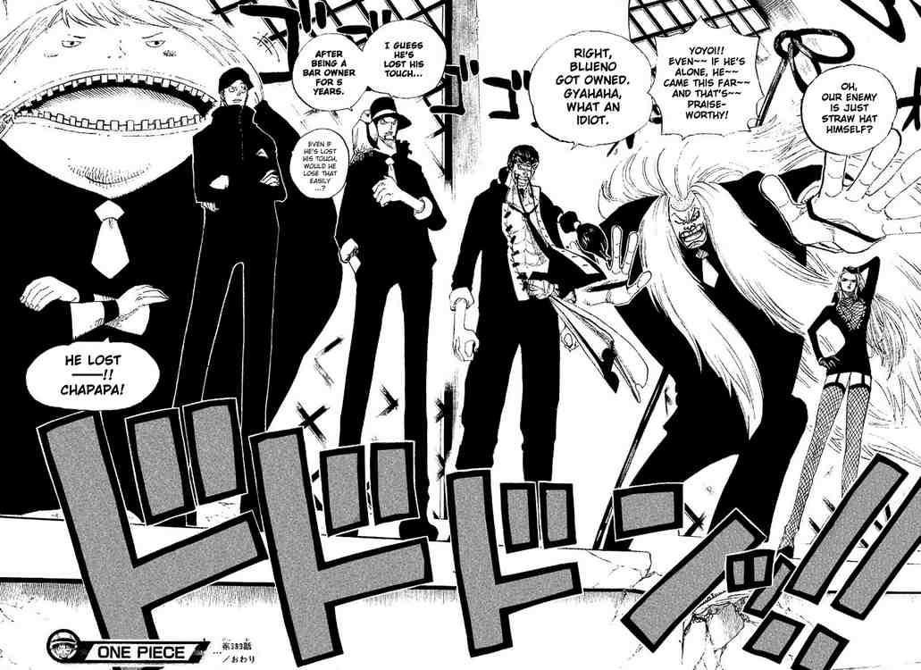 One Piece Manga Chapter 389 page 17 - Response