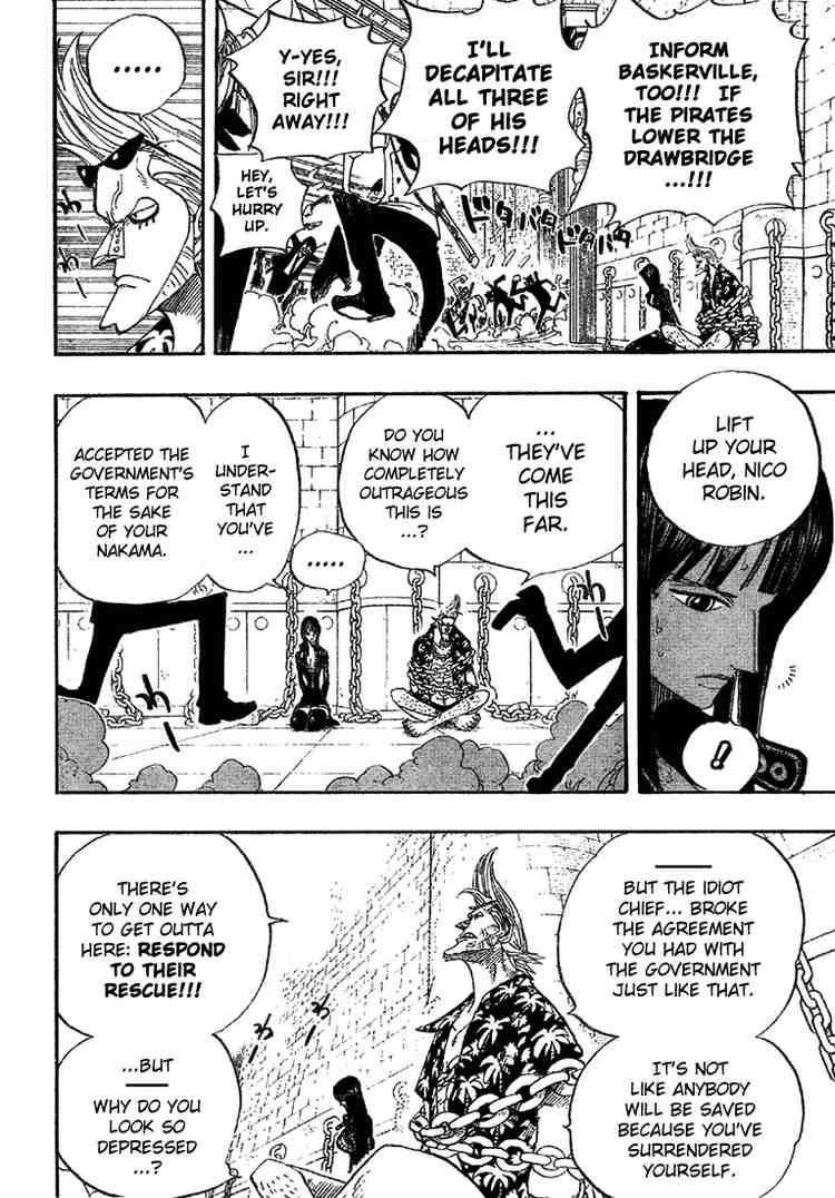 One Piece Manga Chapter 389 page 6 - Response
