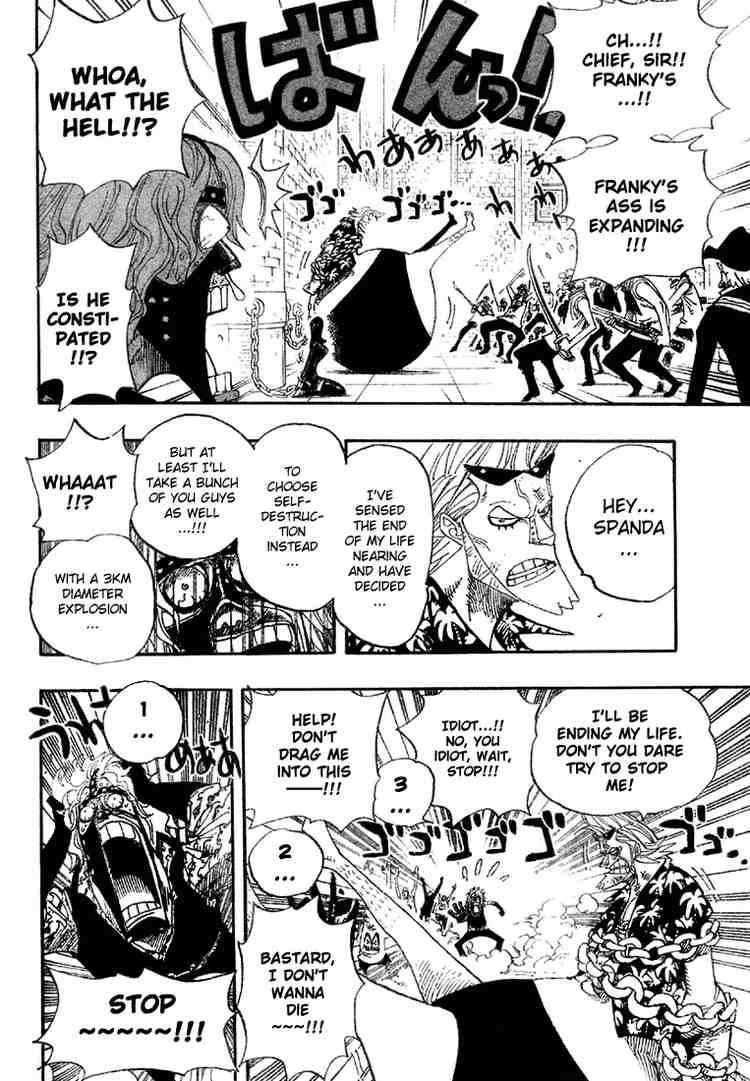 One Piece Manga Chapter 389 page 8 - Response