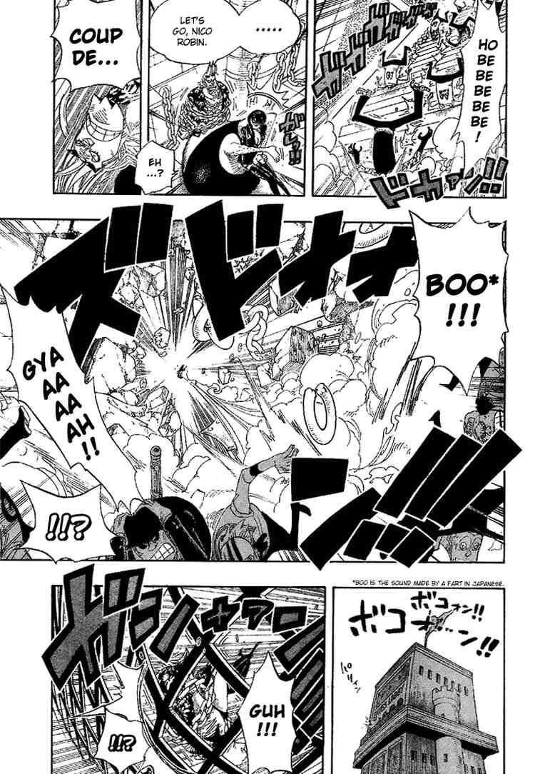 One Piece Manga Chapter 389 page 9 - Response