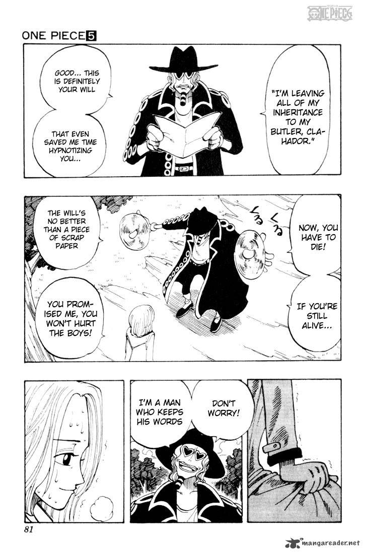 One Piece Manga Chapter 39 page 11 - For Whom the Bell Tolls