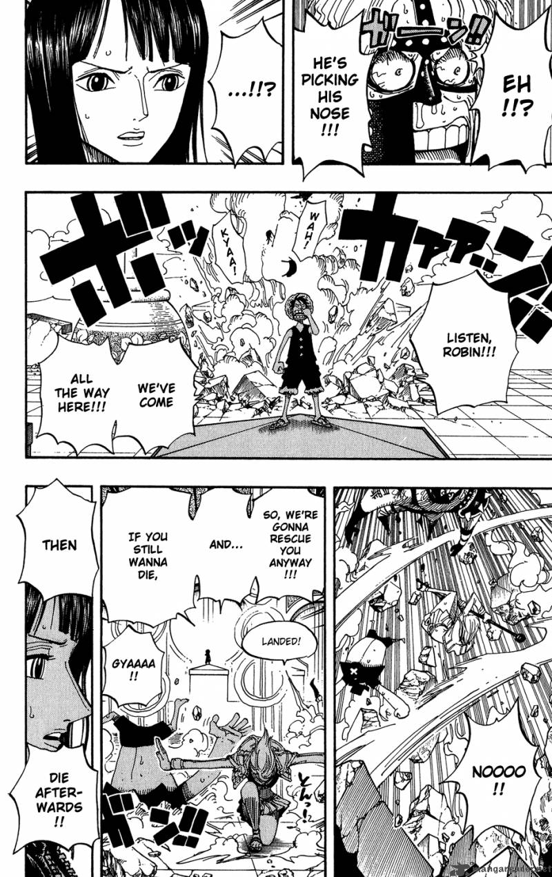 One Piece Manga Chapter 390 page 13 - Accepting the Challenge