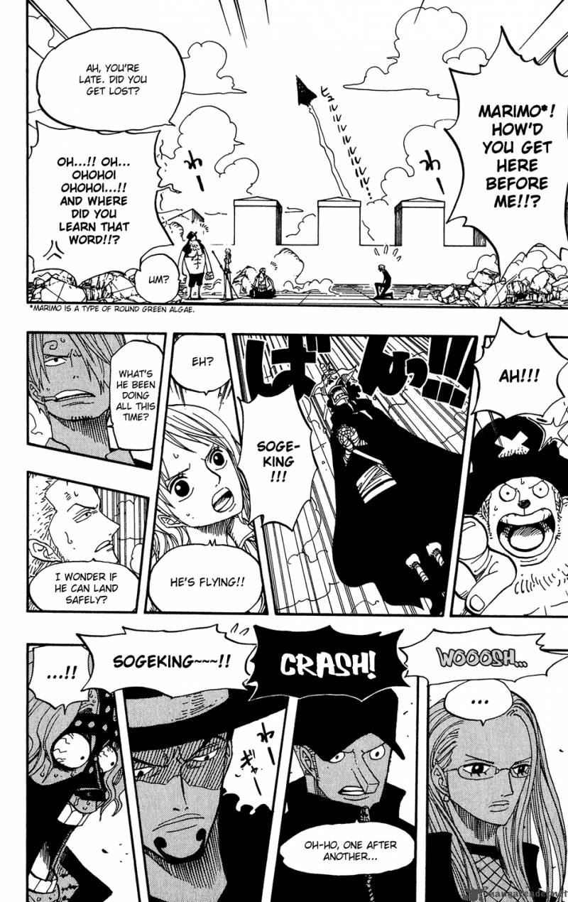 One Piece Manga Chapter 390 page 15 - Accepting the Challenge