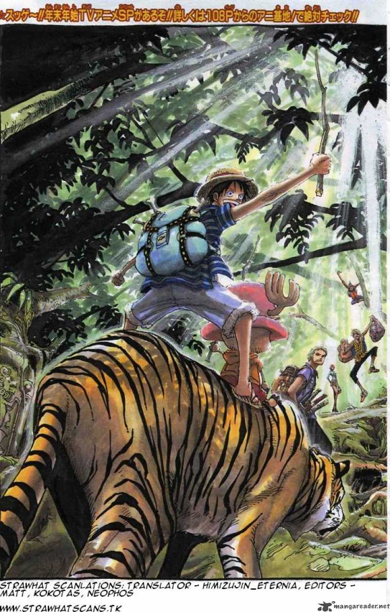 One Piece Manga Chapter 394 page 3 - The Demons of Ohara