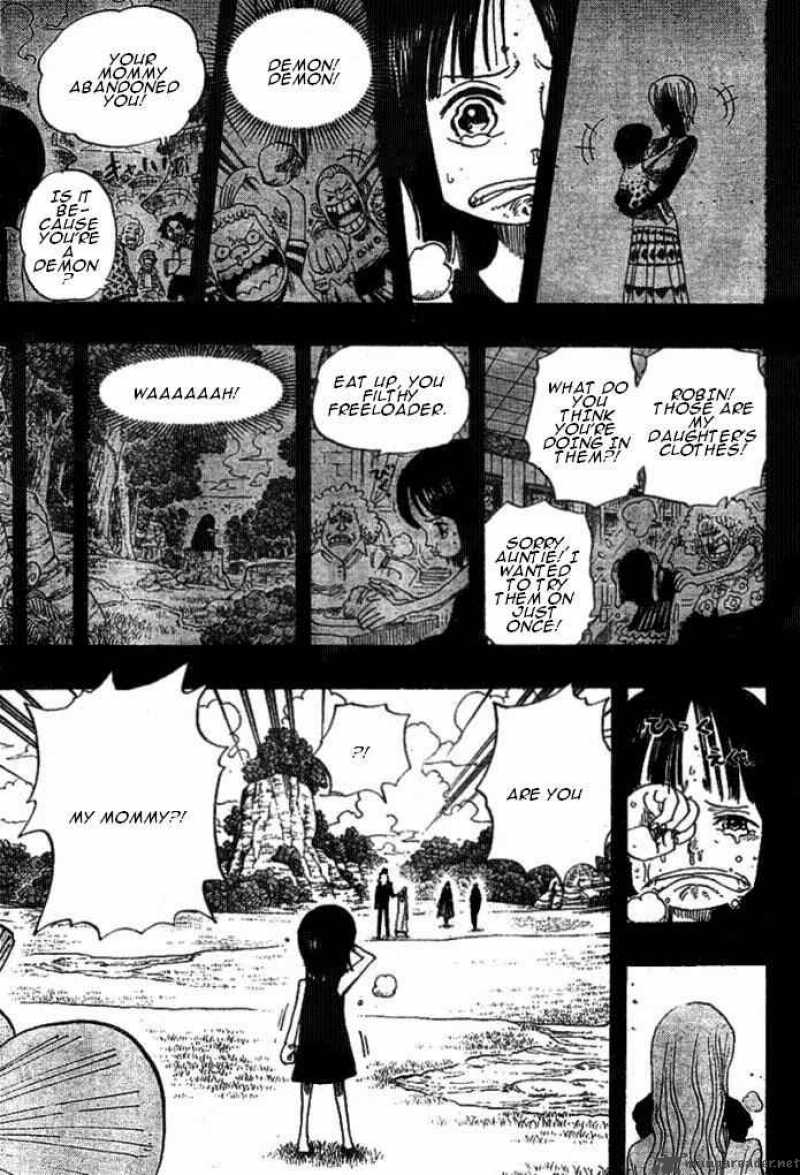 One Piece Manga Chapter 395 page 16 - Ohara vs. the World Government