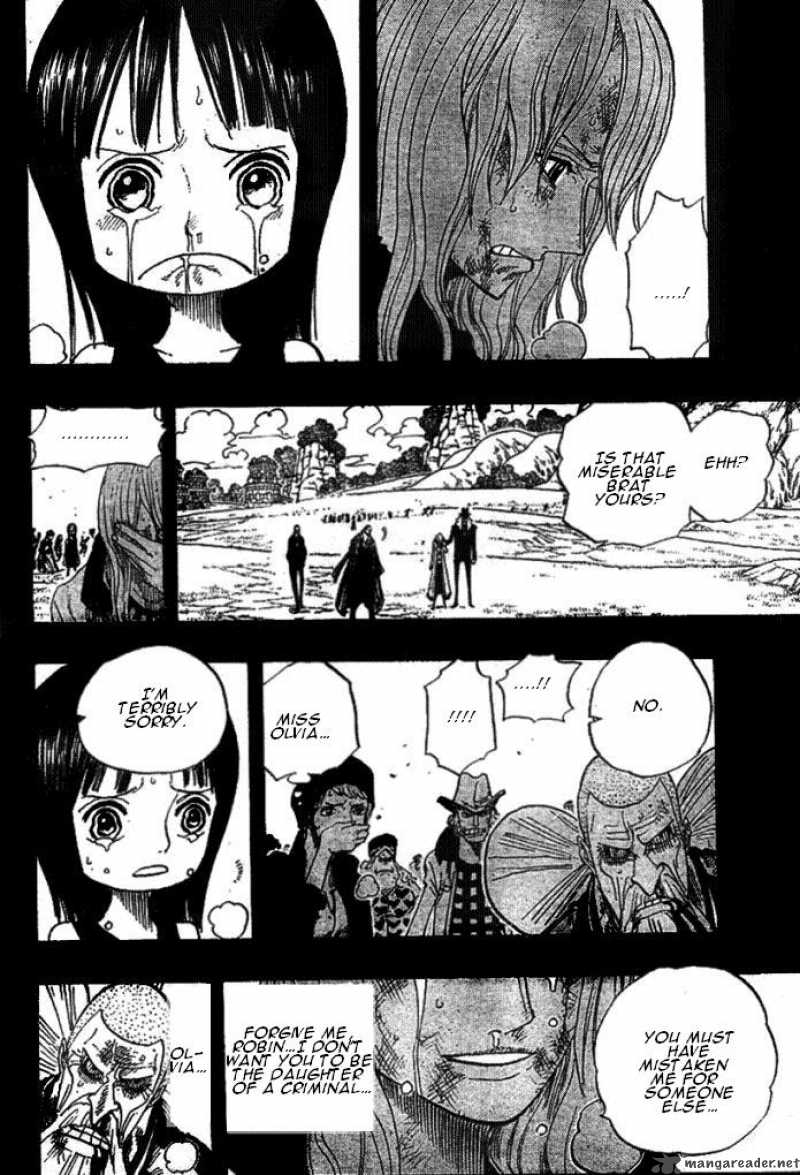 One Piece Manga Chapter 395 page 17 - Ohara vs. the World Government