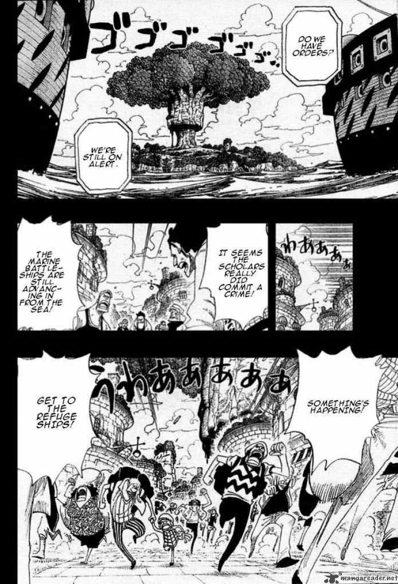 One Piece Manga Chapter 395 page 3 - Ohara vs. the World Government