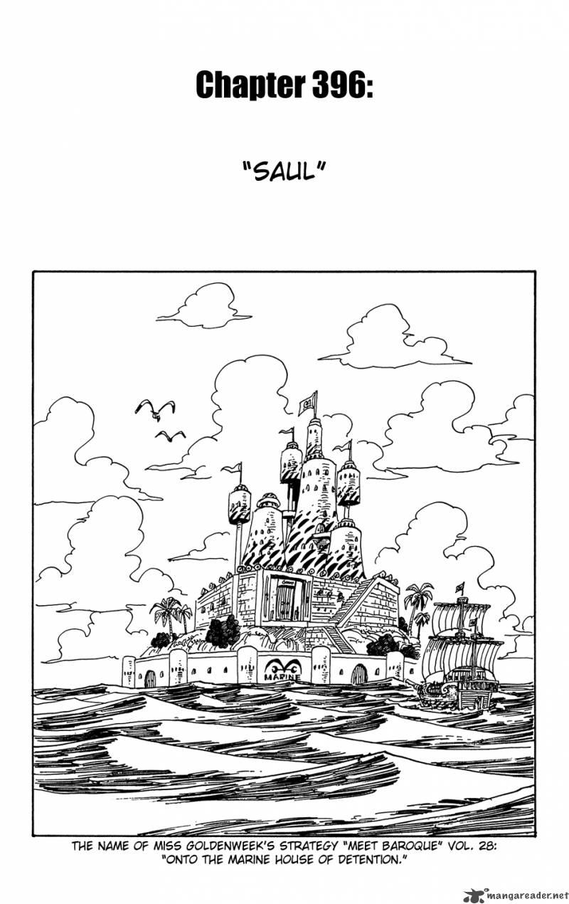 One Piece Manga Chapter 396 page 1 - Saul