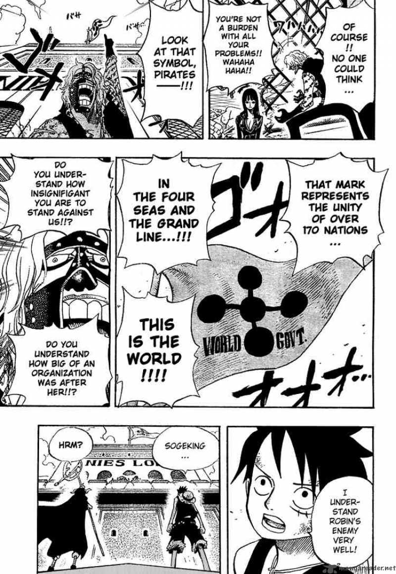 One Piece Manga Chapter 398 page 11 - Declaration of War