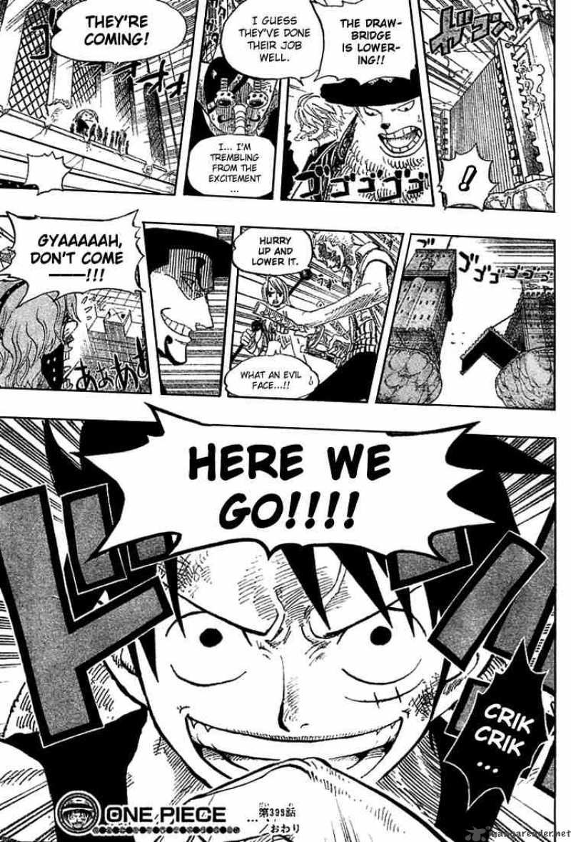 One Piece Manga Chapter 398 page 18 - Declaration of War