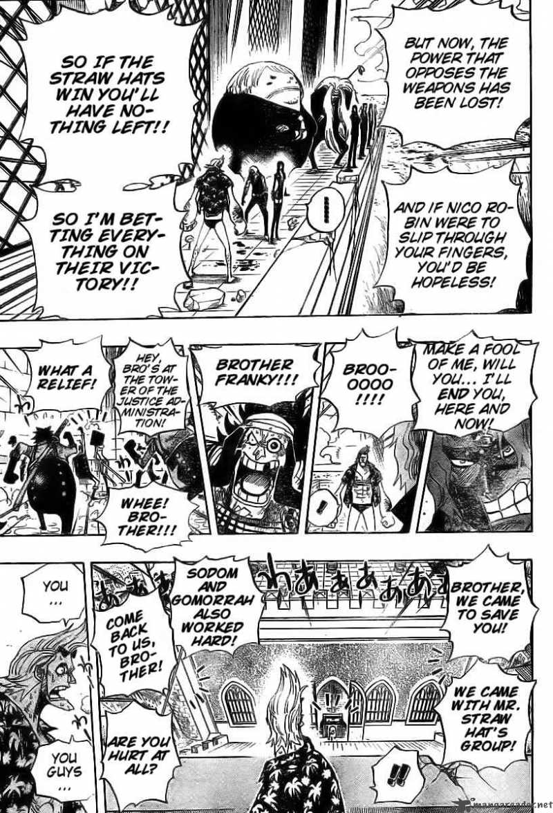 One Piece Manga Chapter 399 page 12 - Jump Toward the Waterfall!!
