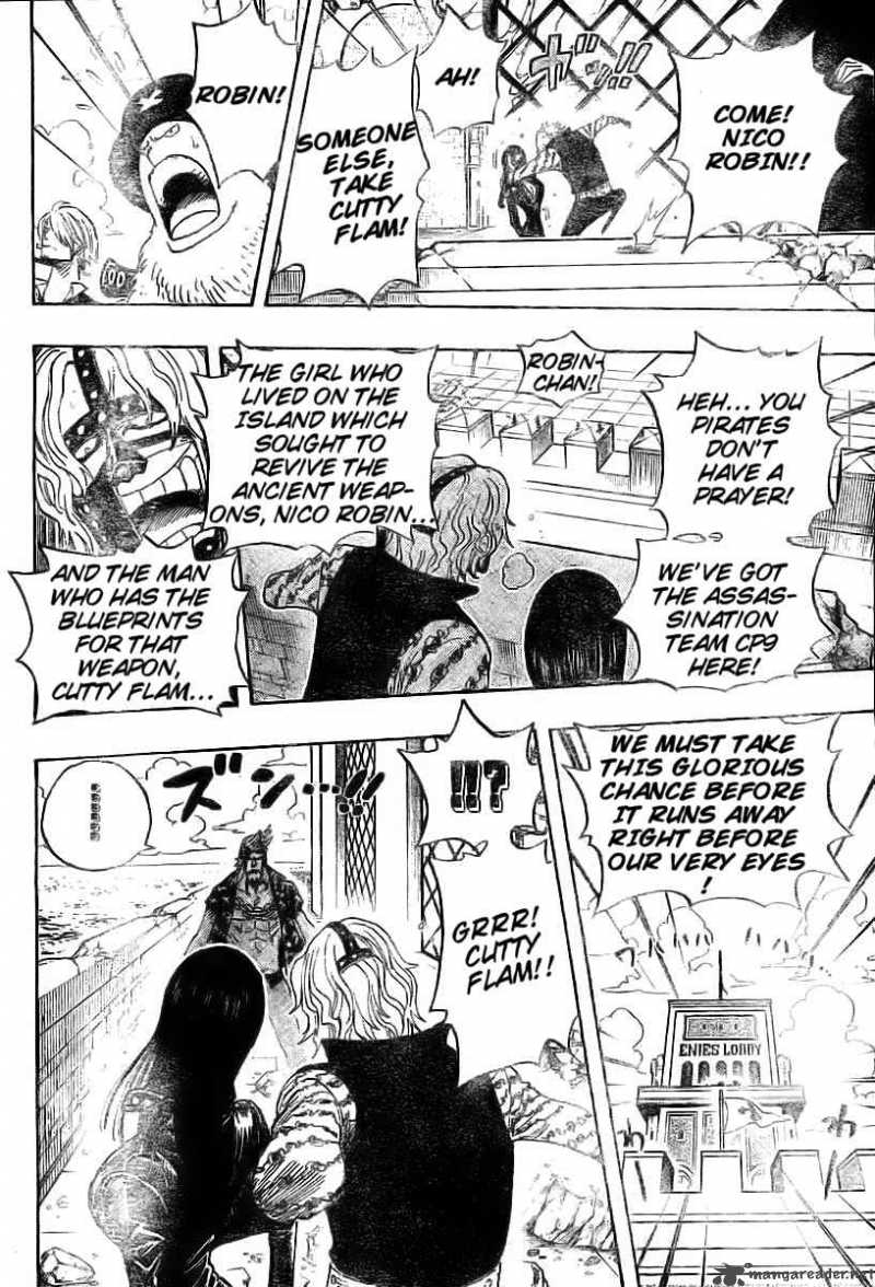 One Piece Manga Chapter 399 page 7 - Jump Toward the Waterfall!!