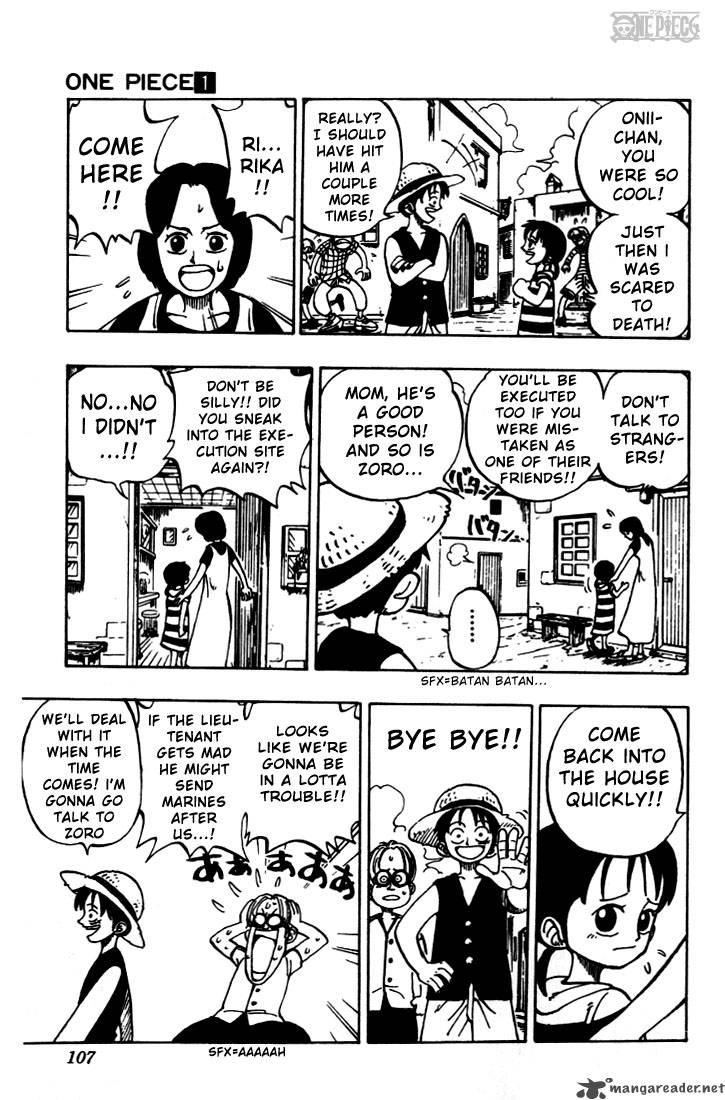 One Piece Manga Chapter 4 page 3 - Marine Captain "Axe-Hand Morgan"