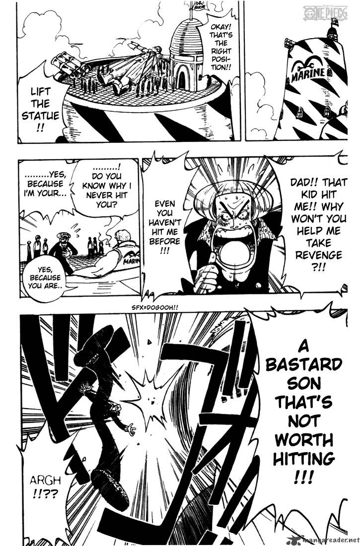 One Piece Manga Chapter 4 page 8 - Marine Captain "Axe-Hand Morgan"