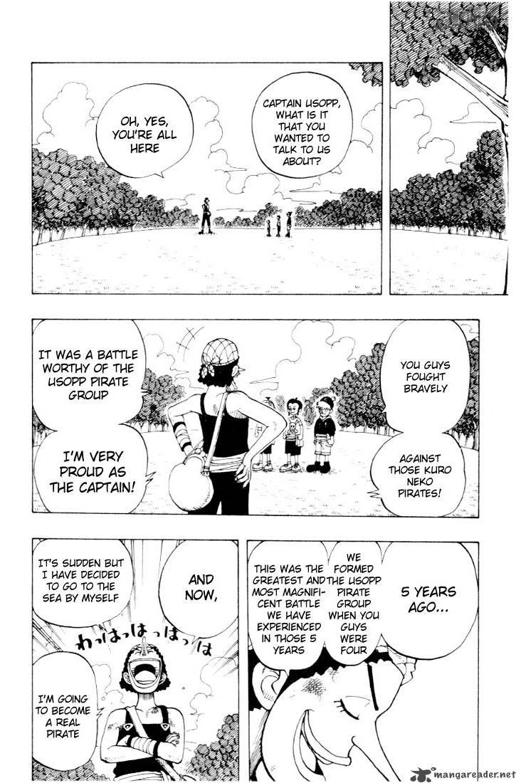 One Piece Manga Chapter 40 page 14 - The Usopp Pirates