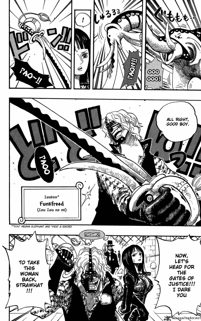 One Piece Manga Chapter 400 page 15 - The Key to Freedom