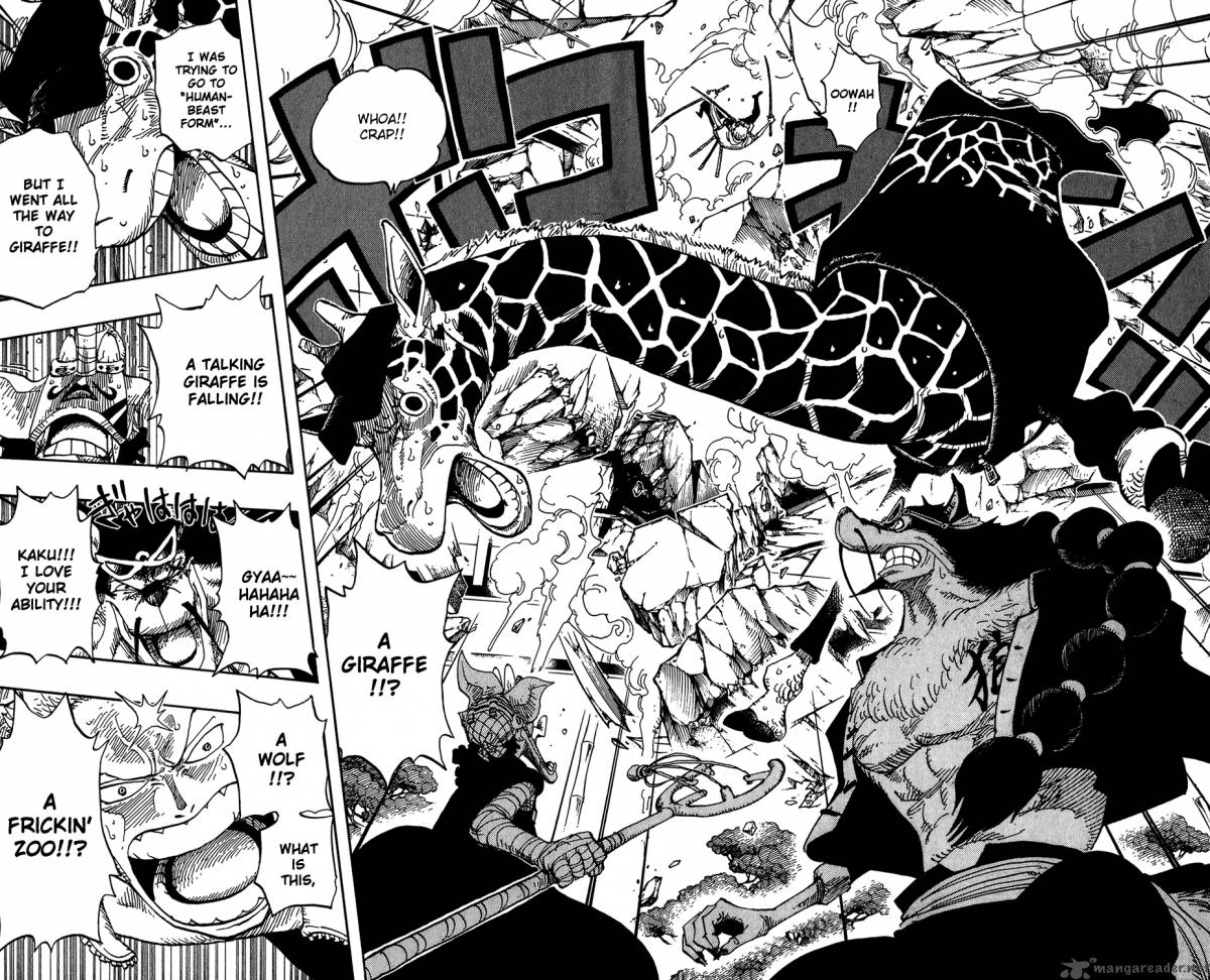 One Piece Manga Chapter 401 page 17 - Pirates vs CP9