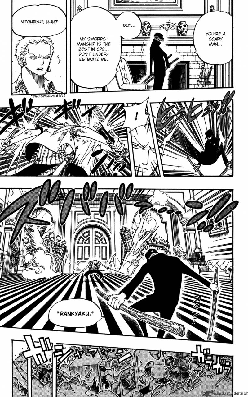 One Piece Manga Chapter 401 page 5 - Pirates vs CP9