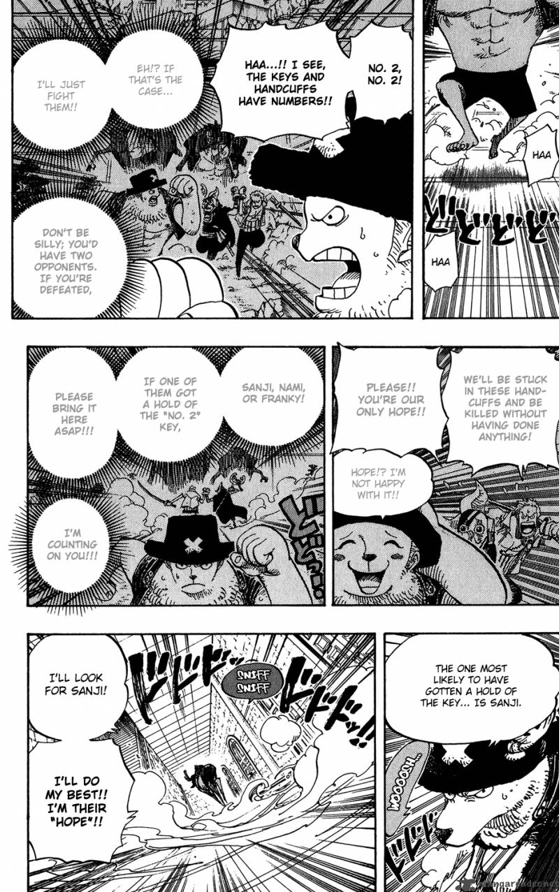 One Piece Manga Chapter 402 page 13 - Handcuffs No. 2