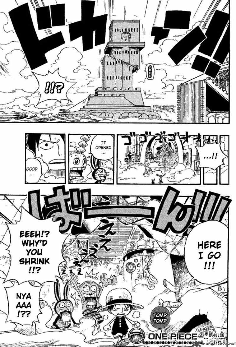 One Piece Manga Chapter 403 page 19 - Mr. Chivalry