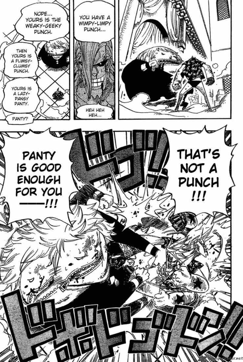 One Piece Manga Chapter 404 page 9 - Franky vs Fukurou