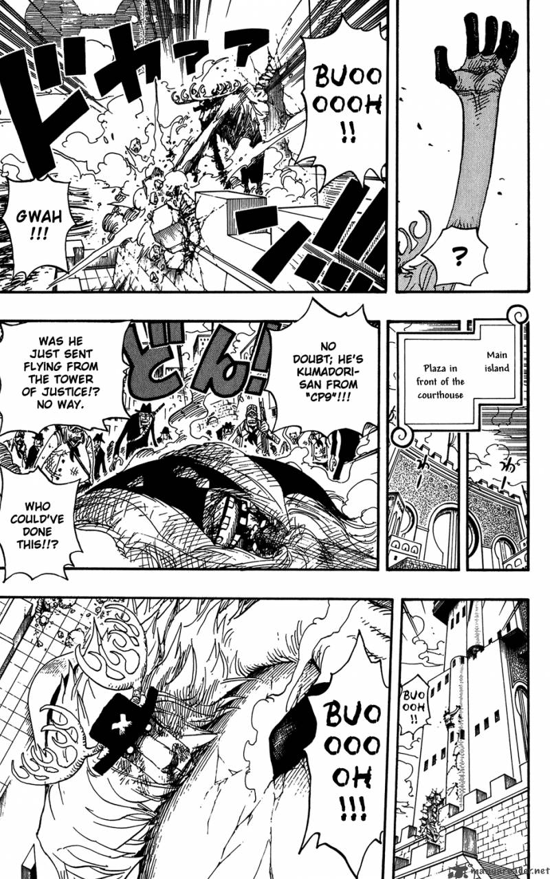 One Piece Manga Chapter 408 page 14 - Monster vs Kumadori