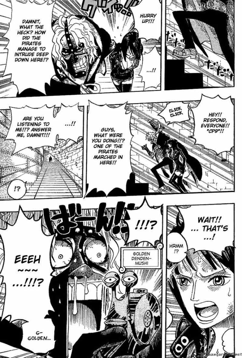 One Piece Manga Chapter 409 page 4 - Emergency Bad News Broadcast