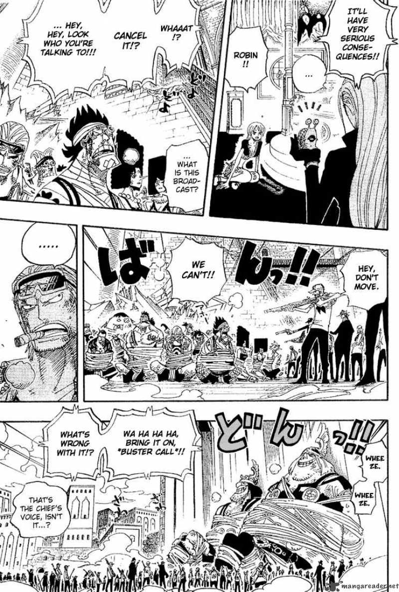 One Piece Manga Chapter 409 page 7 - Emergency Bad News Broadcast