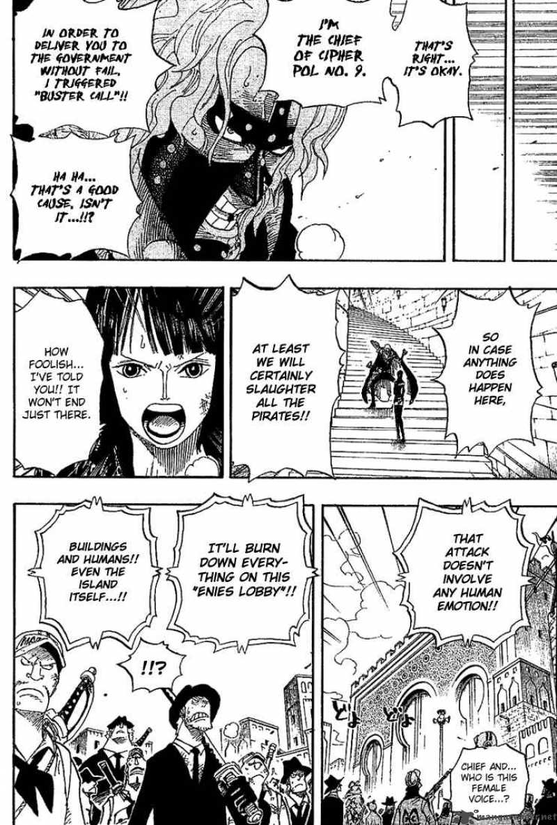 One Piece Manga Chapter 409 page 8 - Emergency Bad News Broadcast